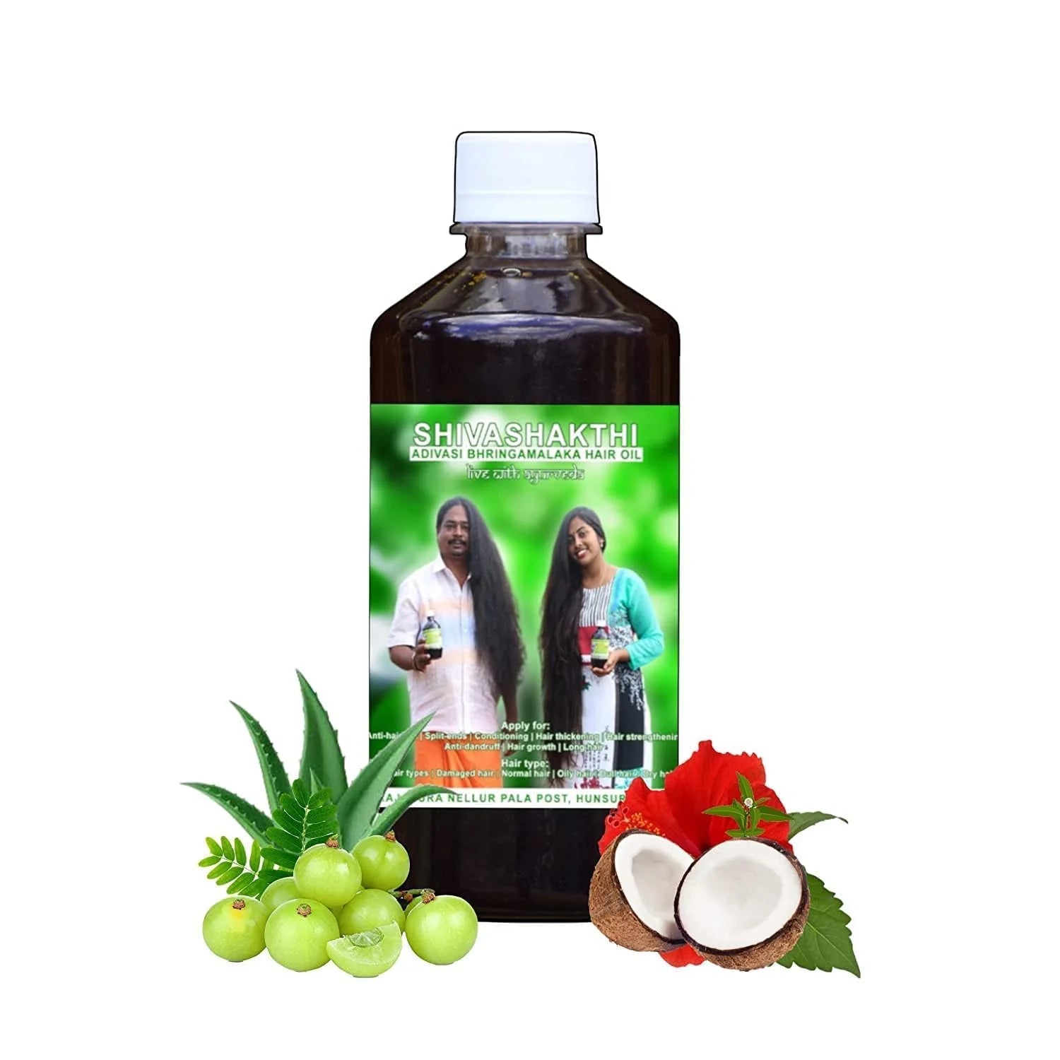 ADIVASI JEEVA HERBAL HAIR OIL FOR REGROWTH AND LONG HAIR PURE NATURAL HAIR OIL