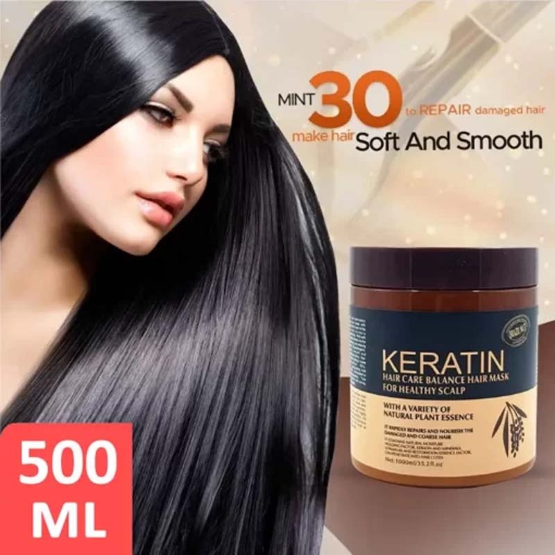 keratin Brazilian nourishing hair mask (500ml)